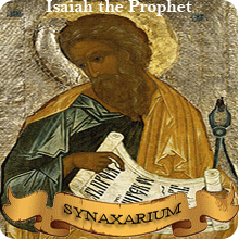 The Departure of Isaiah the Prophet.